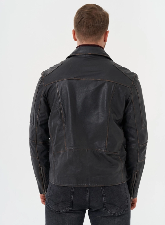 Куртка "косуха" из натуральной кожи