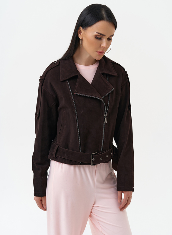 Женская куртка из натуральной замши