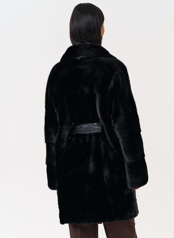 Шуба с английским воротником