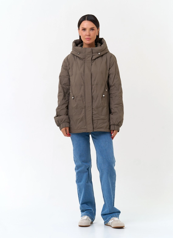 Женская куртка с капюшоном фото