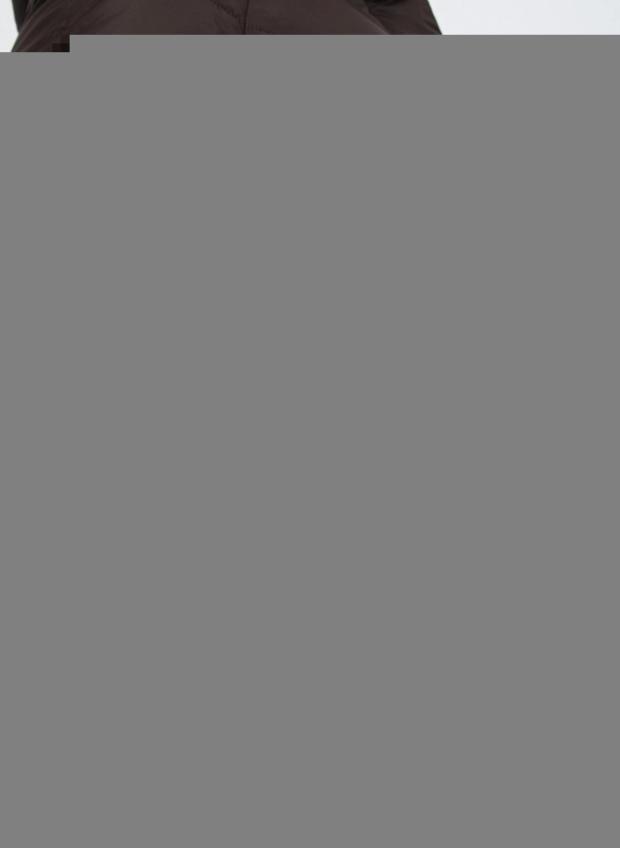 Женский пуховик с капюшоном фото